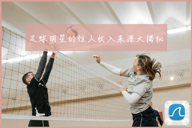 足球明星的惊人收入来源大揭秘